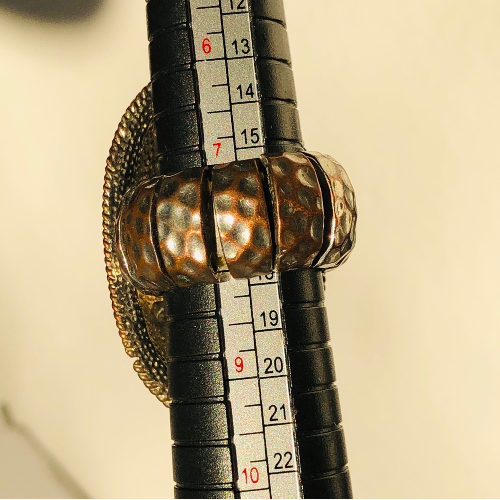 Stunning Inlayed Rhinestone Ring Sparkle Large - Picture 7 of 9